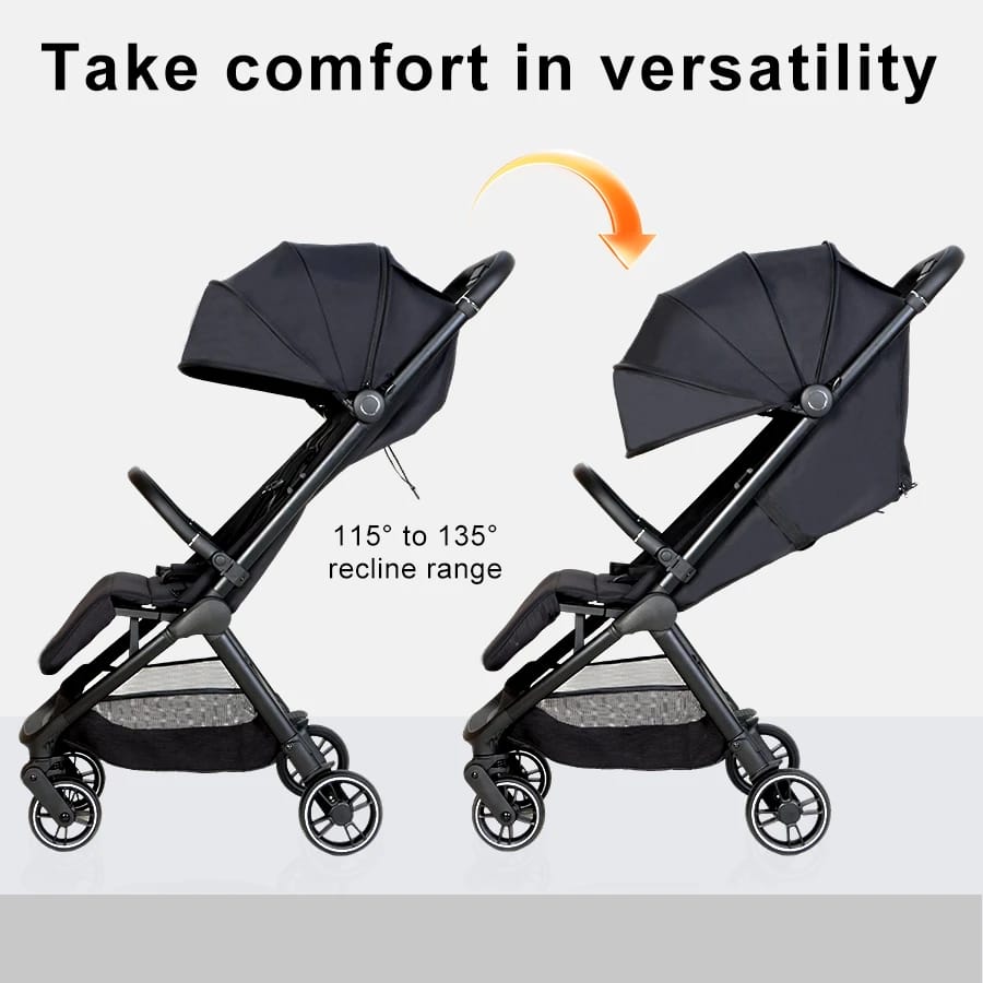 Lightweight Baby Travel Stroller-canopy