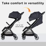 Lightweight Baby Travel Stroller-canopy