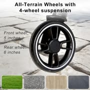 Lightweight Baby Travel Stroller-wheels