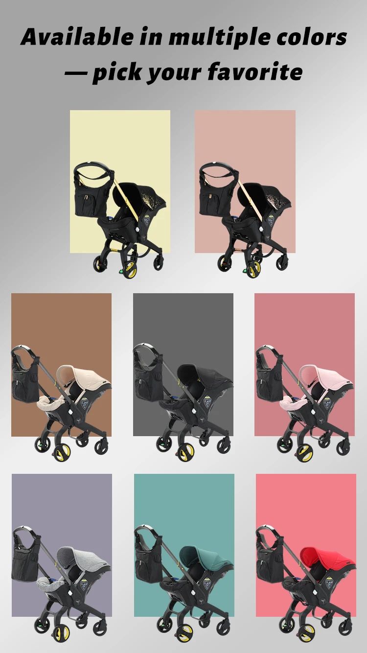 4 in 1 stroller multiple color