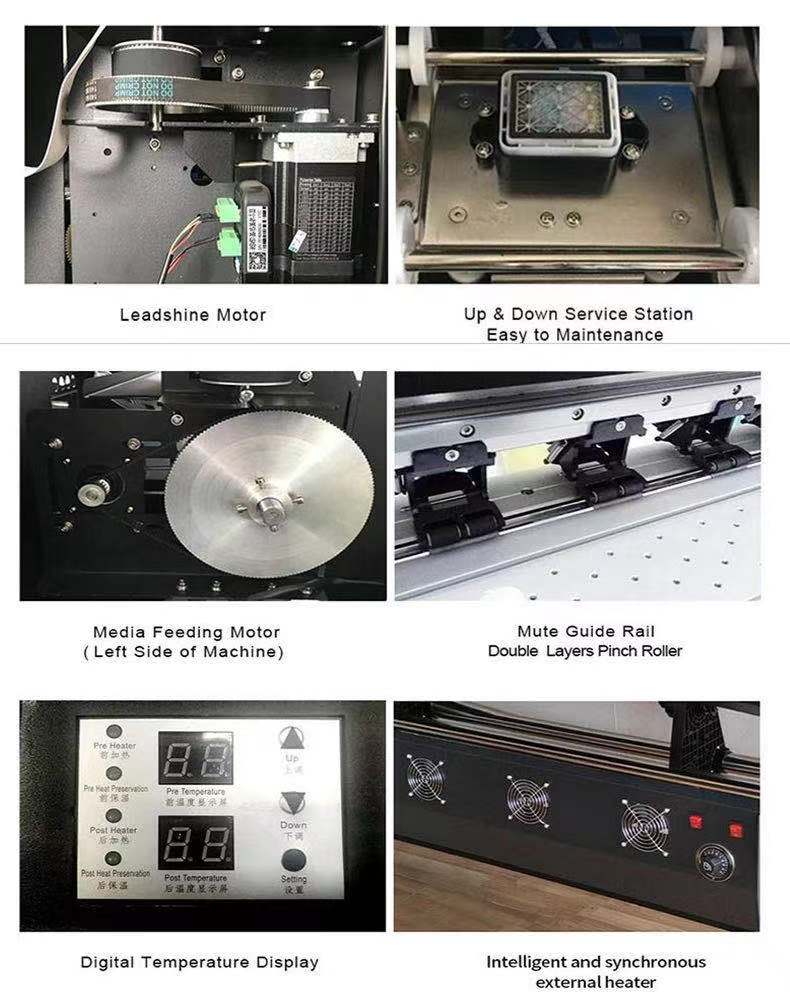 6 feet single head XP600 Large format printer for vinyl sticker