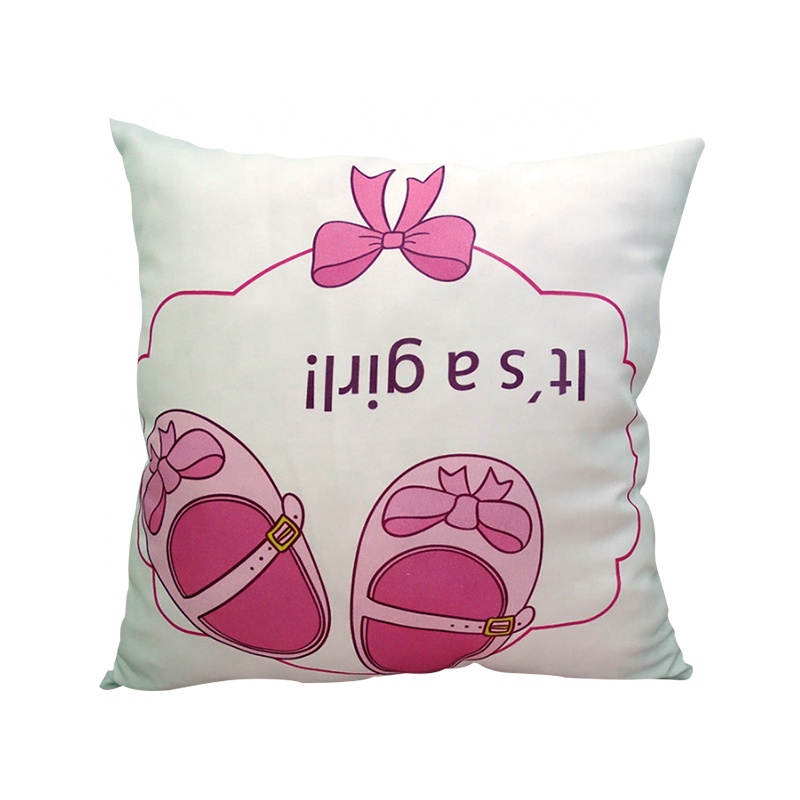 Hot Selling Custom Blank Polyester Peach Skin Pillow Case For Sublimation-40*40CM
