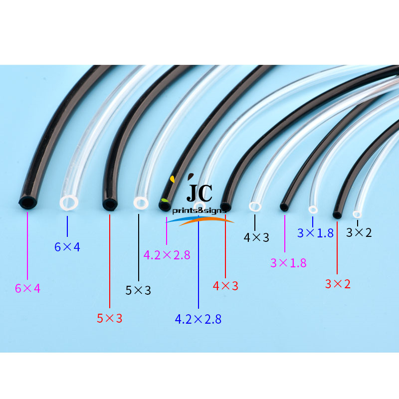 1Meter Ink tube Single line ink pipe hose for Mimaki jv33 jv5 Roland RS-640 Mutoh VJ1604 ECO slovent printer DX4 DX5 printhead
