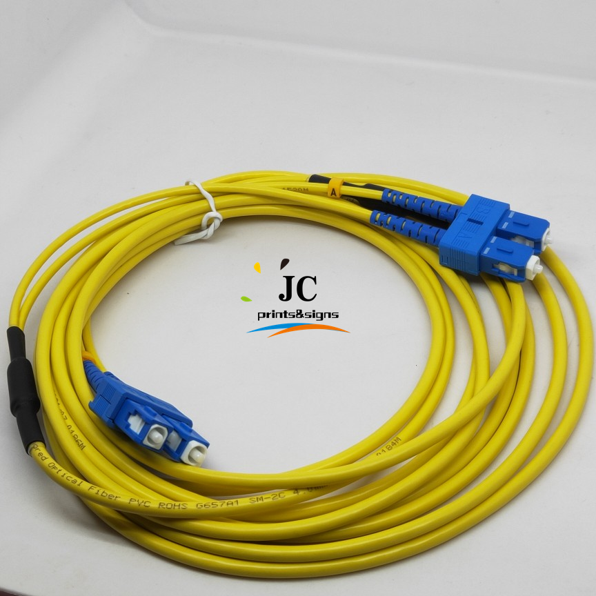 Double core optical Fiber Cable for Hoson galaxy infinity challenger phaeton printer data cable