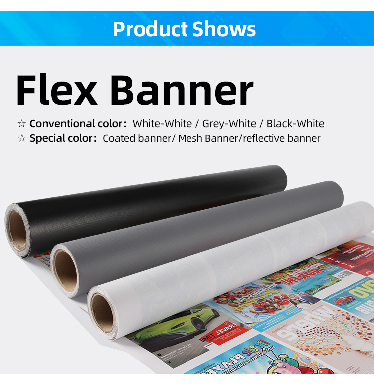 PVC flex banner rolls for advertising poster signboard materials