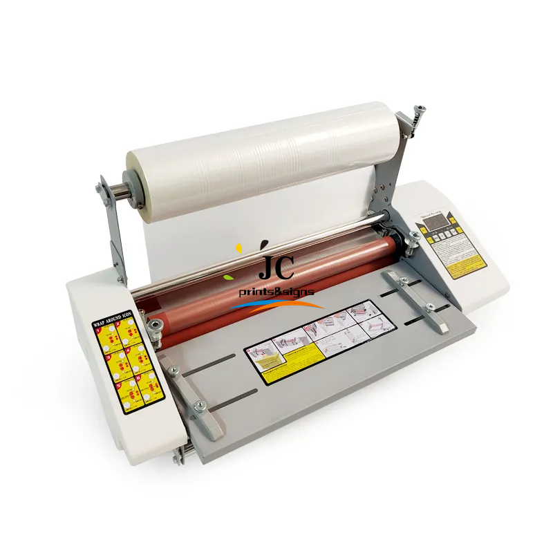 Hot sell double sides adjustable speed manual a2 a3 hot cold lamination laminator machine laminating machine