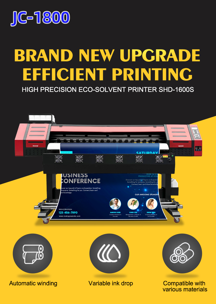 1800mm Outdoor Digital Flex Banner Printing Machine High Speed Large