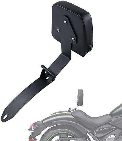 Motorcycle Driver Backrest Sissy Bar Support Mount for Kawasaki Vulcan S 650 VN650 2015-2023 Motorcycle Accessories Leather Rider Cushion Pad Black