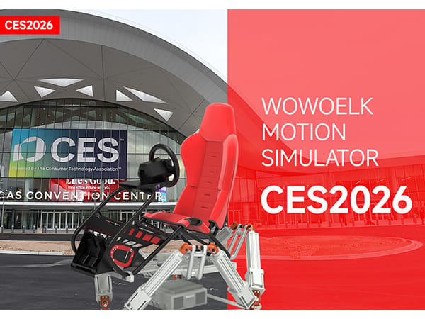 Shanghai Wowo Tech  Shines at CES with 6-DOF Racing Simulator