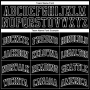 Custom Black White Authentic Throwback Basketball Jersey