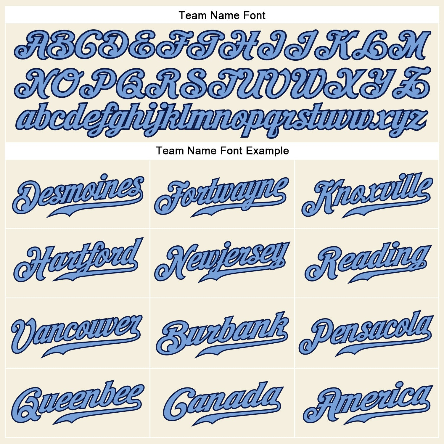 Custom Cream Navy Pinstripe Light Blue-Navy Authentic Baseball Jersey