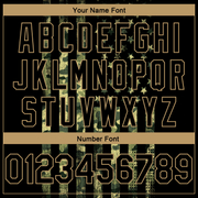 Custom Camo Black-Old Gold 3D American Flag Fashion Authentic Salute To Service Basketball Jersey