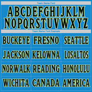 Custom Blue Black-Neon Green Authentic Throwback Basketball Jersey