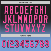 Custom Black Pink-Light Blue Authentic Fade Fashion Basketball Jersey