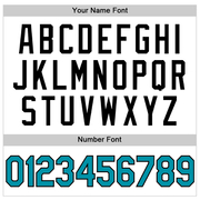 Custom White Teal-Black Authentic Throwback Basketball Jersey