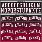 Custom Black White-Maroon Authentic Fade Fashion Basketball Jersey