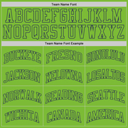 Custom Neon Green Neon Green-Navy Authentic Basketball Jersey