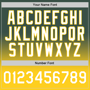 Custom Hunter Green White-Gold Authentic Fade Fashion Basketball Jersey