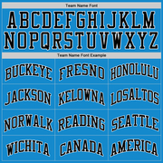 Custom Blue Black-White Authentic Throwback Basketball Jersey