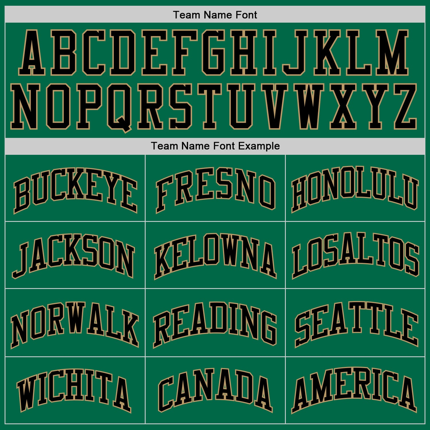 Custom Kelly Green Black-Old Gold Authentic Throwback Basketball Jersey