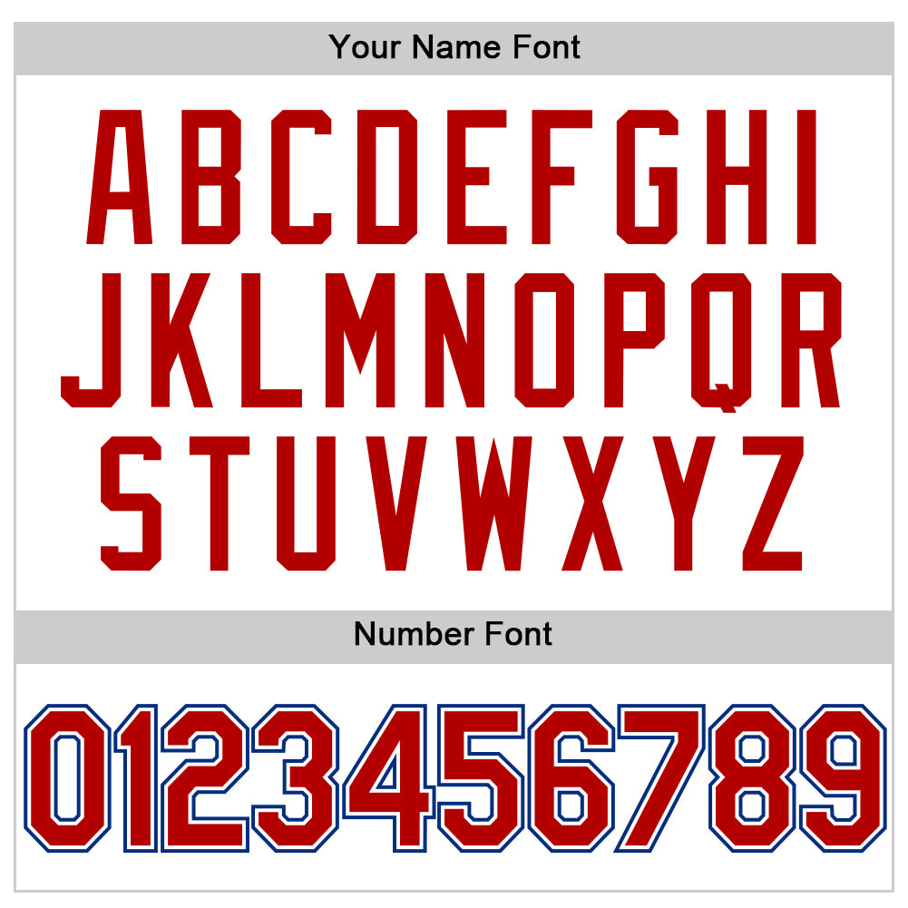 Custom White Red-Royal Authentic Throwback Basketball Jersey