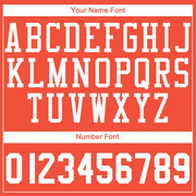 Custom Orange White Round Neck Suit Basketball Jersey