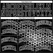 Custom Black White Round Neck Sublimation Basketball Suit Jersey