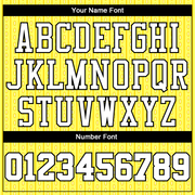 Custom Gold White-Black Round Neck Sublimation Basketball Suit Jersey