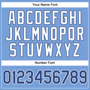 Custom Light Blue Royal-Pink Authentic Split Fashion Basketball Jersey