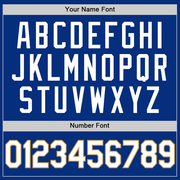 Custom Royal White-Old Gold Authentic Throwback Basketball Jersey