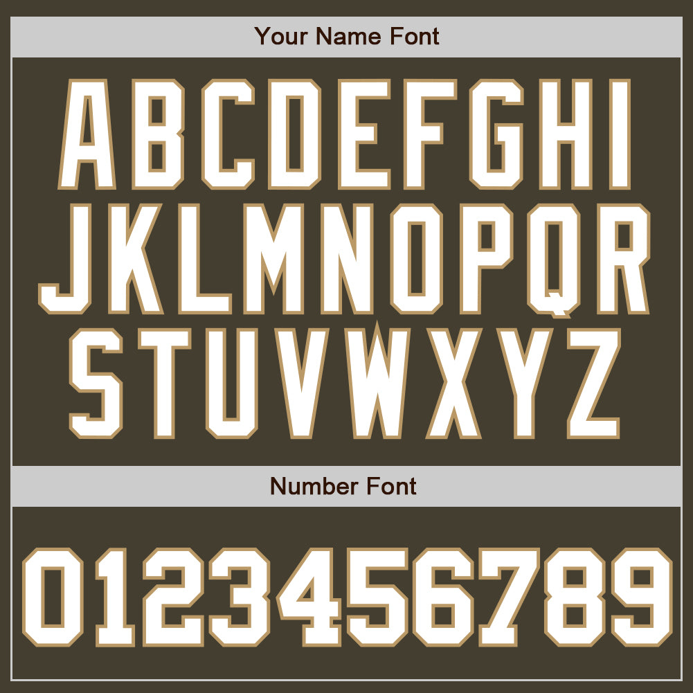 Custom Olive White-Old Gold Authentic Throwback Salute To Service  Basketball Jersey