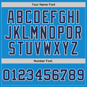 Custom Blue Navy-White Authentic Throwback Basketball Jersey