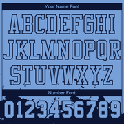 Custom Light Blue Navy Color Splash Round Neck Sublimation Basketball Suit Jersey