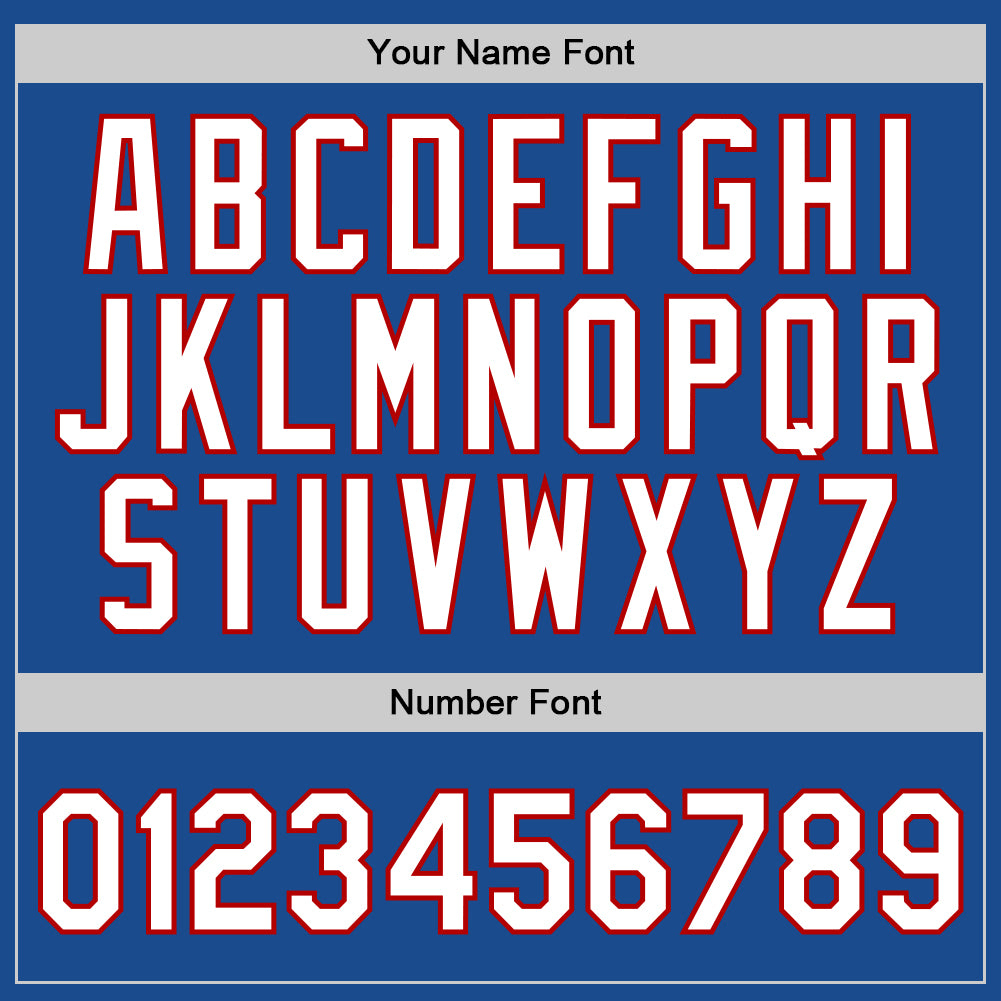 Custom Blue White-Red Authentic Throwback Basketball Jersey