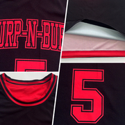 Custom Reversible Black Neon Pink Double Side Basketball Jersey