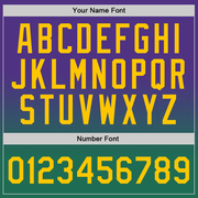 Custom Purple Gold-Kelly Green Authentic Fade Fashion Basketball Jersey