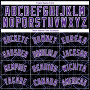Custom Black Purple-White Geometric Shapes Authentic City Edition Basketball Jersey