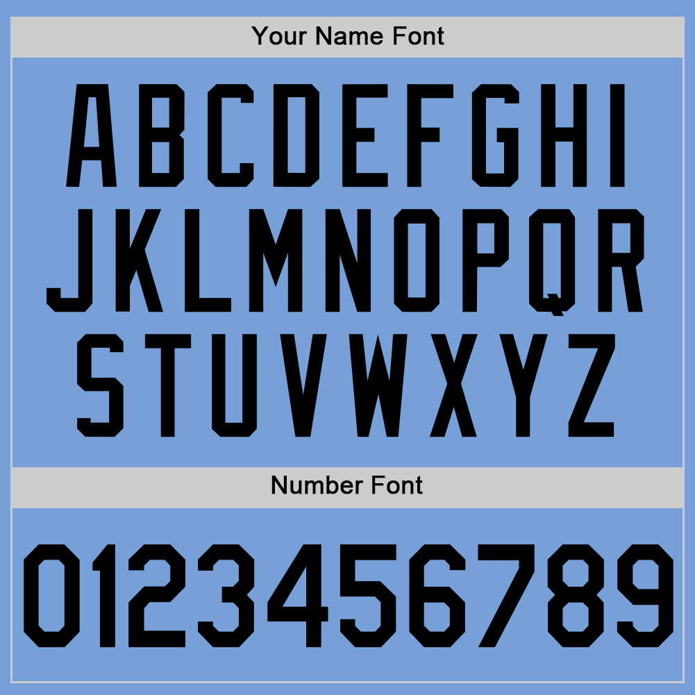 Custom Light Blue Black Authentic Throwback Basketball Jersey