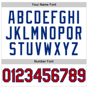 Custom White Red Royal-Gold Authentic Throwback Basketball Jersey