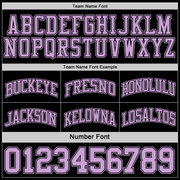 Custom Reversible Black Light Purple Double Side Basketball Jersey
