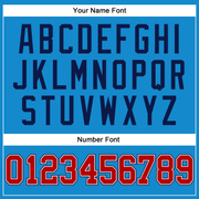 Custom Blue Red-Navy Authentic Throwback Basketball Jersey