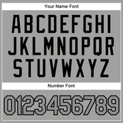 Custom Gray Steel Gray-Black Authentic Throwback Basketball Jersey