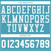 Custom Teal White Round Neck Suit Basketball Jersey