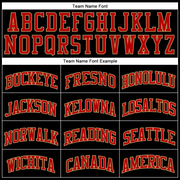 Custom Black Old Gold Pinstripe Red-Old Gold Authentic Basketball Jersey