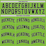 Custom Neon Green White-Black Authentic Basketball Jersey