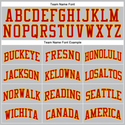 Custom Gray Red-Gold Authentic Throwback Basketball Jersey