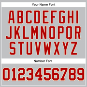 Custom Gray Red-Cream Authentic Throwback Basketball Jersey