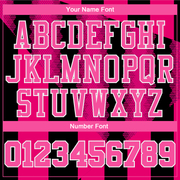 Custom Red Pink-Black Round Neck Sublimation Basketball Suit Jersey