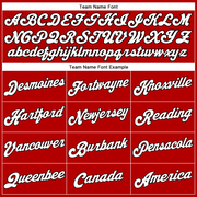 Custom Red White Pinstripe Black-White Authentic Basketball Jersey