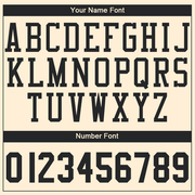 Custom Cream Black Round Neck Basketball Jersey